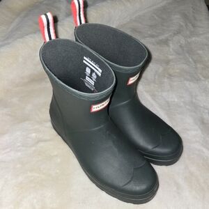 Hunter Green Rubber Boots